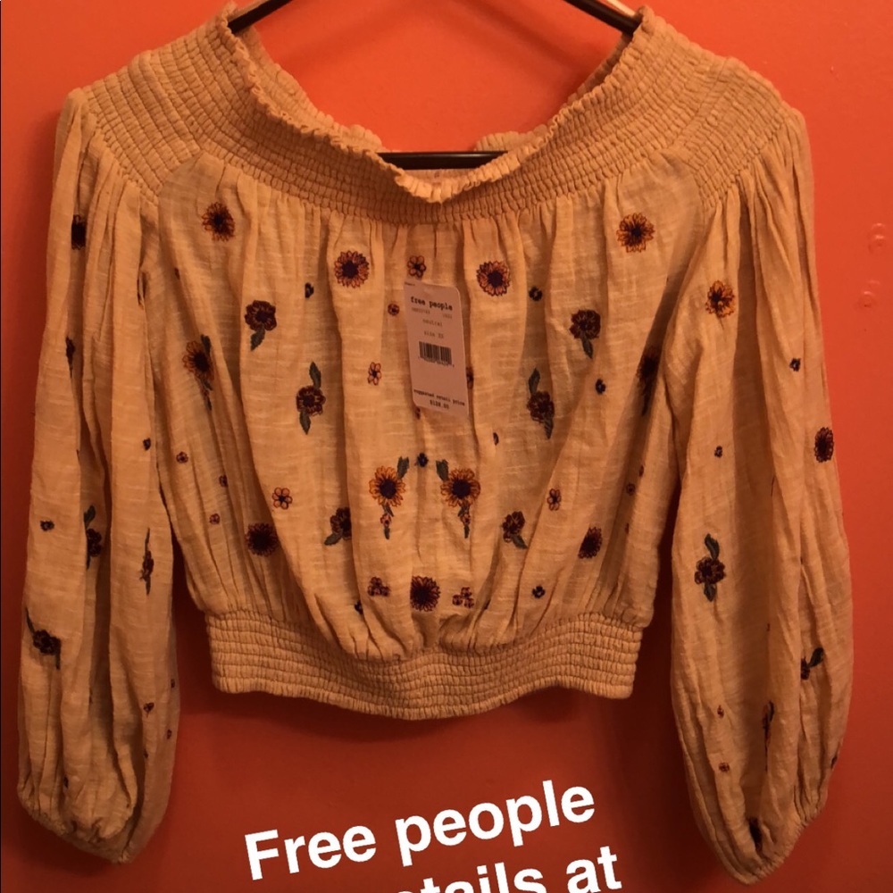 Free people crop top. New with tags